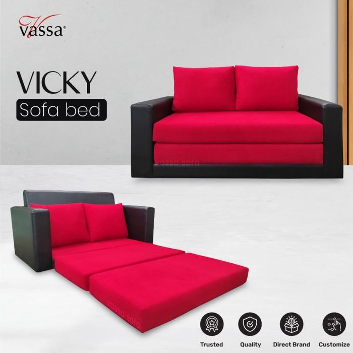 Gambar Sofabed Vicky Sofabed Minimalis By Vassa dari Vassa Sofa & Home Kab. Bogor Tokopedia