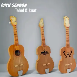 ukulele/kentrung senar 3 kayu sengon tebel&kuat