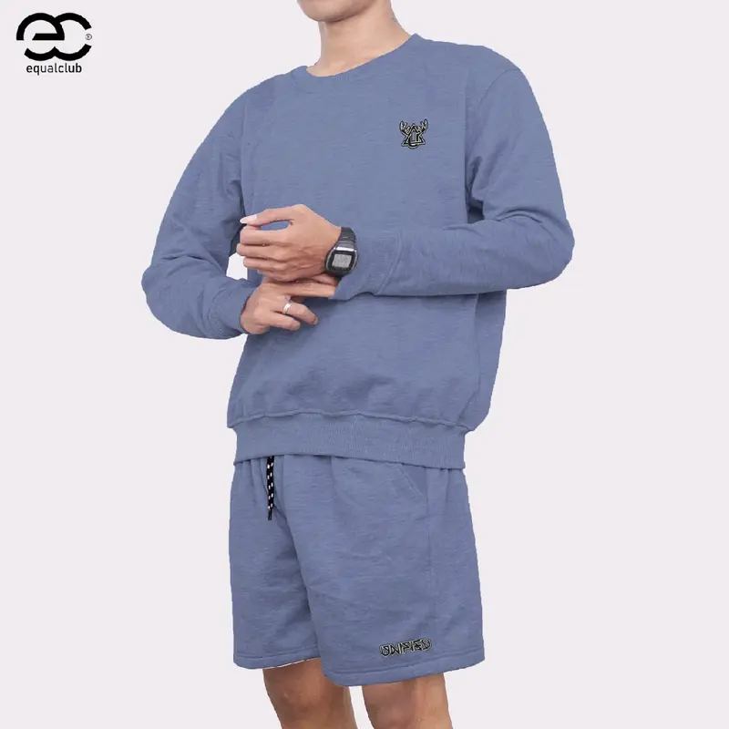 ONESET SETELAN SWEATER CREWNECK CELANA PENDEK BOARDSHORT | CASUAL | EQUAL CLUB 5