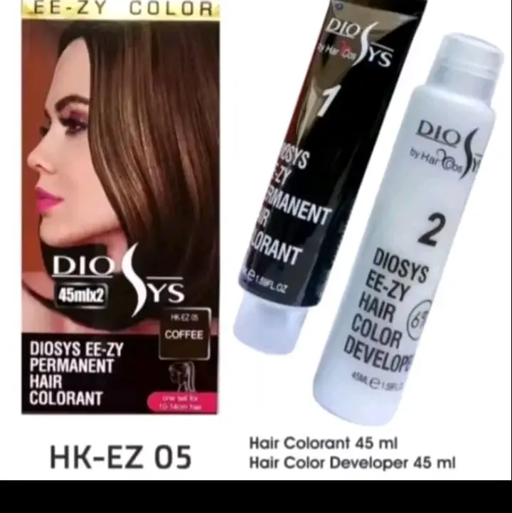 diosys cat rambut coffee Pewarna Rambut Tahan Lama 45ml - Coffee Brown penutup uban 1