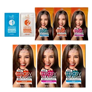 MAKARIZO Easy Straight 120ml/80ml X2 STEP Hair Energy (Step 1 + Step 2)