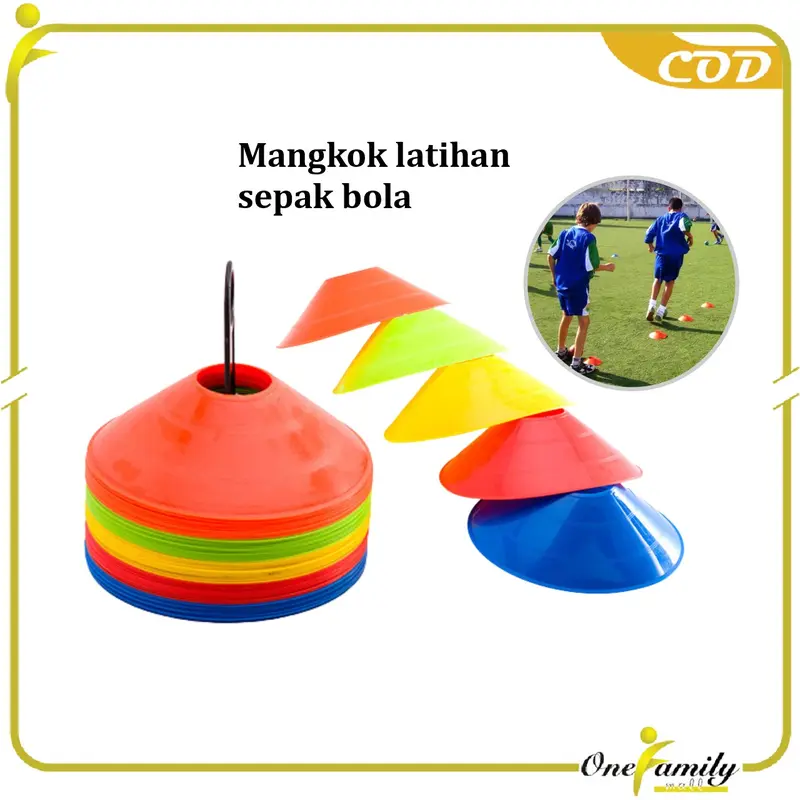 [COD] OFM O20 Cone Sepak Bola Kun Mangkok Marker Latihan Atlet 1