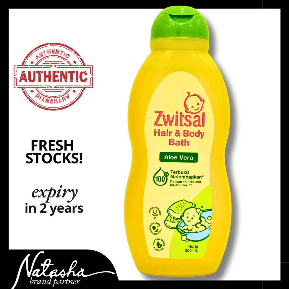 Zwitsal Baby Powder With Aloe Vera 300g by Natasha co-brands - TikTok Shop  Philippines