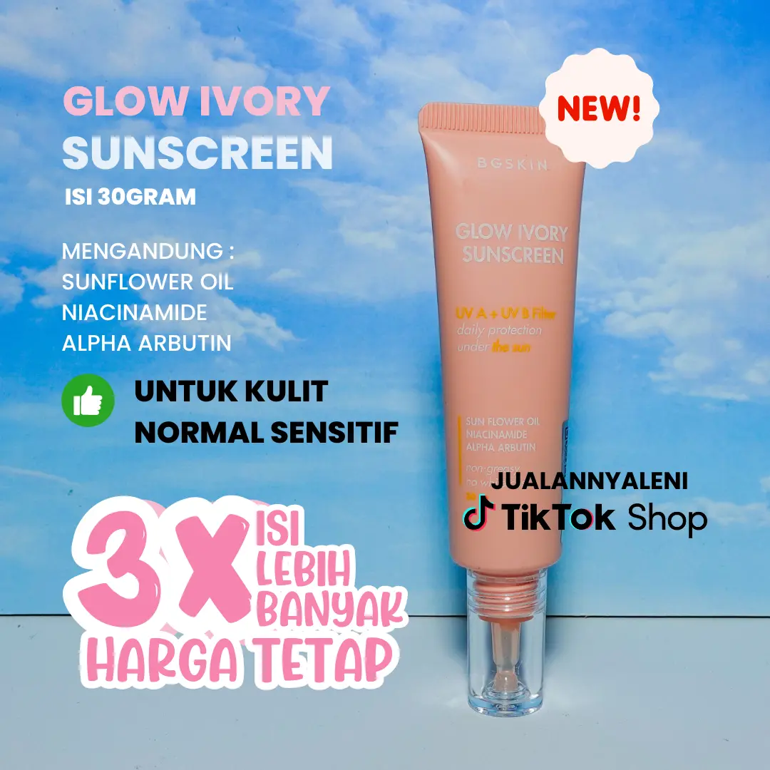 SUNCARE IVORY GLOW SUNSCREEN BGSKIN