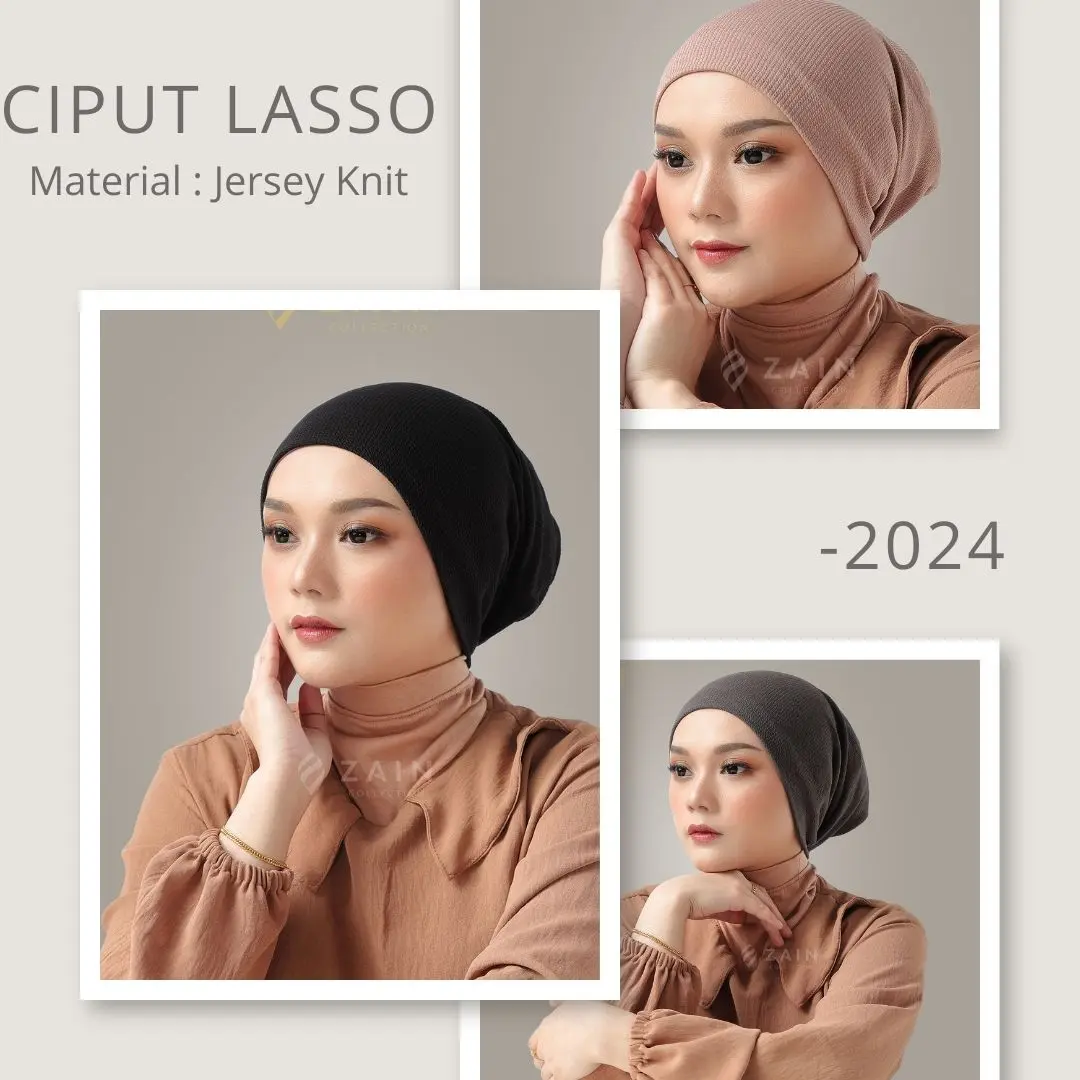 Ciput dalaman Jilbab Inner Anti Pusing Terbuat dari Bahan Jersey Knit By zain collection