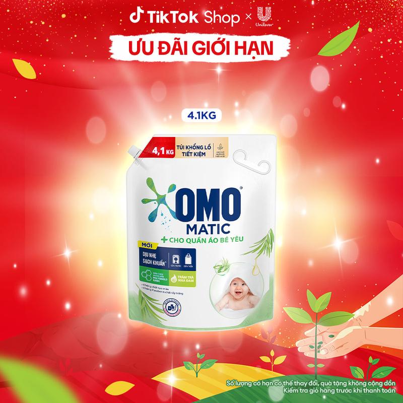 Nước Giặt OMO Matic Cho Quần Áo Bé Yêu 1