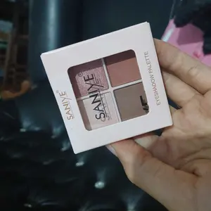 SANIYE LIVE 4 Warna Glitter Eyeshadow Palette Eyeshadow  E0435