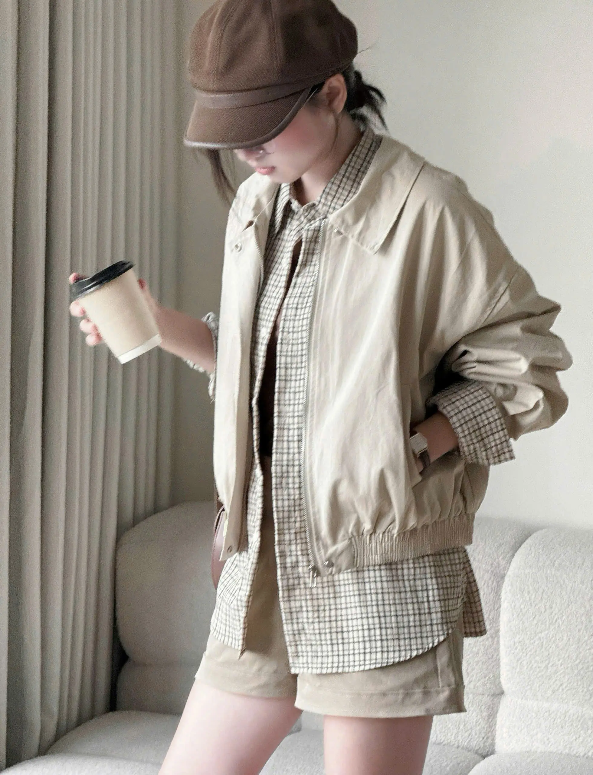 Áo Khoác Kaki Hai Lớp Có Lót Trong, Áo Khoác Nữ Form Dáng Vừa Chất Vải Dày Dặn Miho House | BigBuy360 - bigbuy360.vn Áo Khoác Kaki Hai Lớp Có Lót Trong, Áo Khoác Nữ Form Dáng Vừa Chất Vải Dày Dặn Miho House | BigBuy360 - bigbuy360.vn