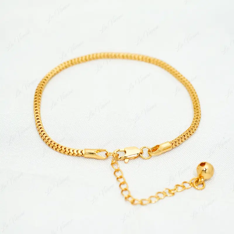 [ Beli 2 Produk Apapun Gratis 1 ] La Vienne - Veena - Gelang Rantai Tangan Titanium Wanita - Perhiasan Titanium Wanita Korean Style Anti Karat Aesthetic - Perhiasan Elegan Cantik Mewah Simple 0