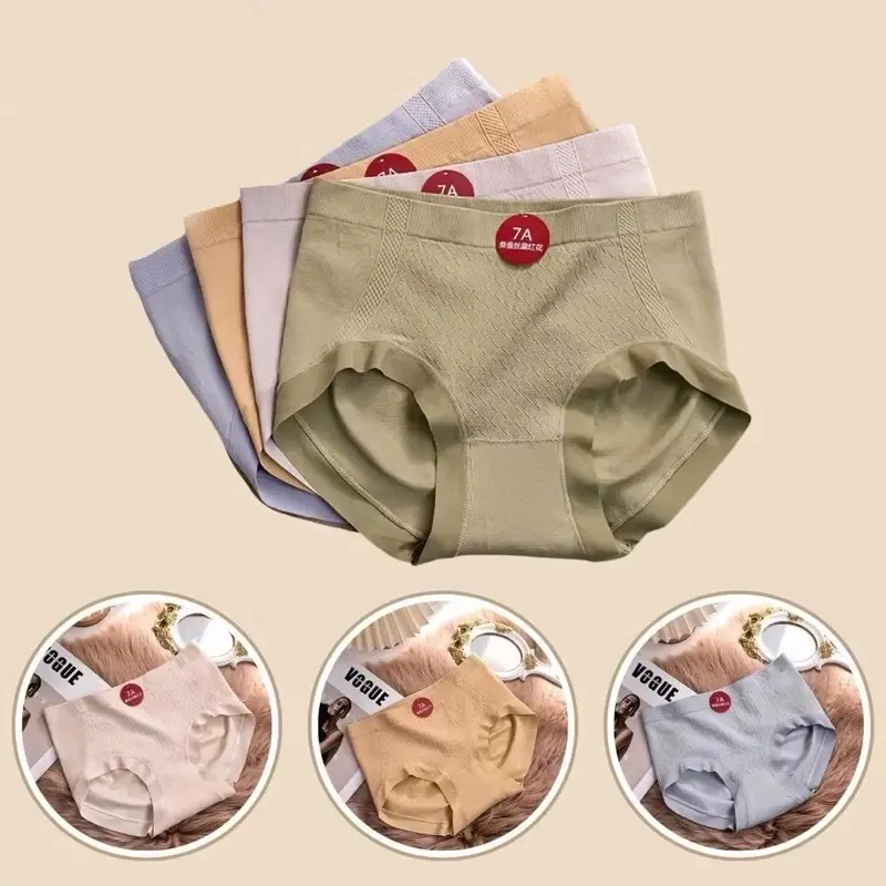 Combo 10 Quần Lót Nữ Cạp Cao Gen Cotton Mã 7A FreeSize 45-65kg Women 0