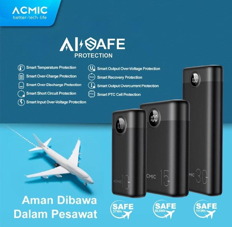 ACMIC DIGIMAX 10000mAh Powerbank Mini 22.5W Fast Charging Type C 4
