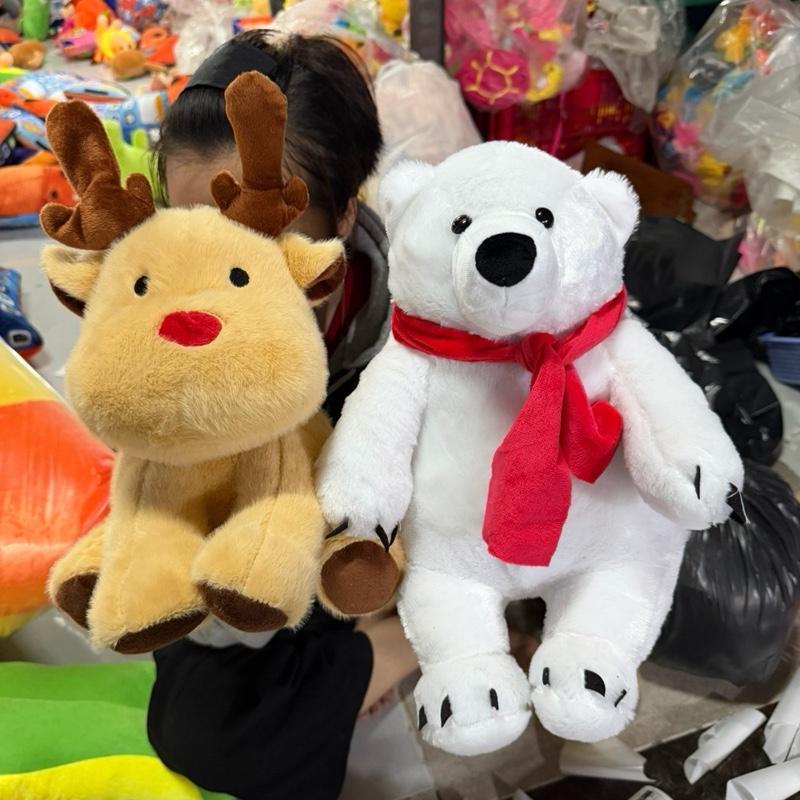 Gấu bông tuần lộc 35cm thú nhồi bông cao cấp