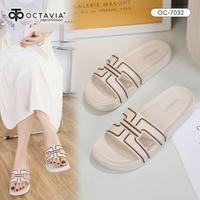 Gambar OCTAVIA Sandal Slide Slip On Wanita H Series #OC-7032 (FREE BOX) - Black, 37 = 23,5 cm dari Octavia Shoes Kab. Tangerang 4 Tokopedia