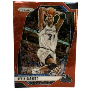 2024-25 Panini Prizm Legends Kevin Garnett Choice Red Prizm #283 12/88 numbered HOF