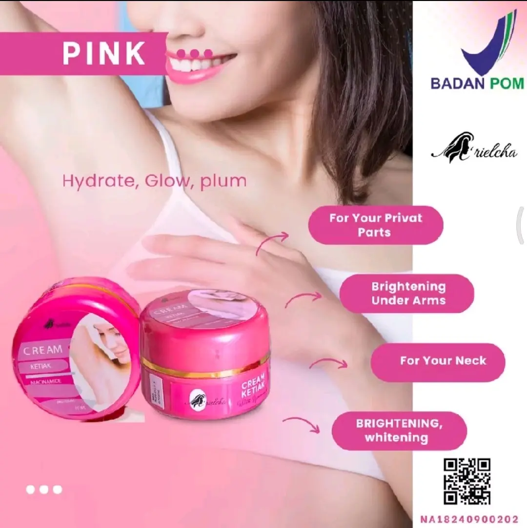 3pcs Krim Pemutih Baby Whitening Cream Original untuk Ketiak, Leher, dan Selangkangan - Hitam