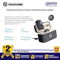 Gambar Hollyland Lark M2 DUO 2.4 GHz 2 Person Wireless Noise Cancellation Omnidirectional Microphone System - Camera dari Sentra Digital Kota Surabaya 2 Tokopedia