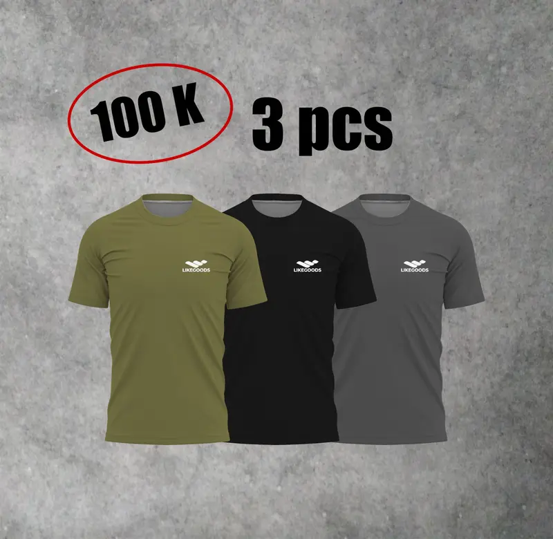 Paket Murah 100 rb 3 pcs . Paket murah / jersey running pria dan wanita / jersey Likegoods 4