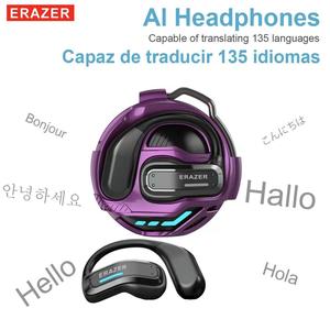 ERAZER X8 OWS Translator e Earphones Bluetooth 6.0 Earphones Support 135 Languages ​​Real-time Bluetooth Translation Play Music Phone Call Earphones and Conference Summary Earbuds