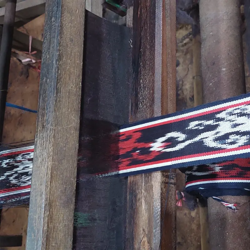 Ikat Kepala Tenun Syal Etnik Kain Motif Dayak Toraja Lombok 3