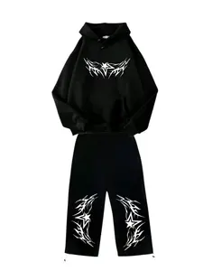 [Best Seller] Celana Anak Loosepanst Baggy Pants Bahan Katun Fleece Lembut Hangat & Nyaman Cocok Untuk Usia 3-13 Tahun Model Sablon DTF Desain Star Hitam