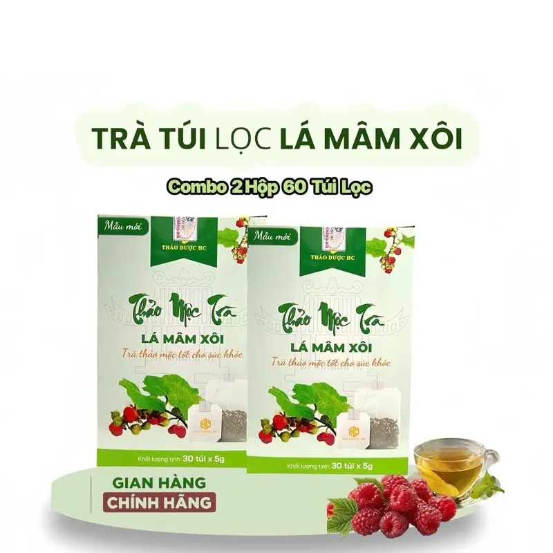 Trà Túi Lọc Lá Mâm Xôi Tốt Cho Sức Khỏe, IVF,IUI
