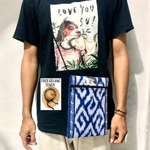slingbag tenun mini - tas tenun - tas slempang - tas harian -tenun