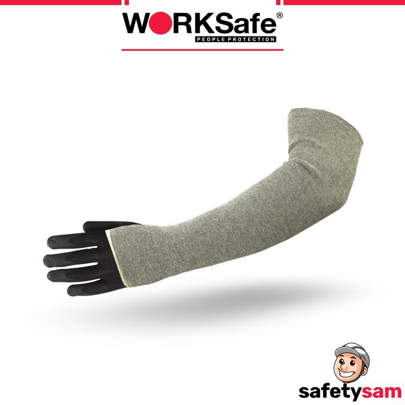 [BUNDLE] WORKSafe N600 Cut Resistant Level F Safety Gloves with Tilsatec Cut level E Tubular Sleeve 0