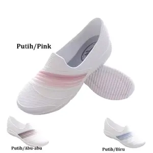 Sepatu karet wanita - sepatu karet putih Safety Shoes