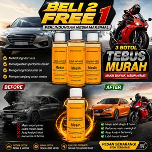 【Beli 2 Gratis 1】Agen Perbaikan Perlindungan Anti-aus Mesin Minyak Pelumas Mesin/pengurangan kebisingan dan penyerapan guncangan agen pelindung anti-aus mesin efisiensi tinggi bisa cod