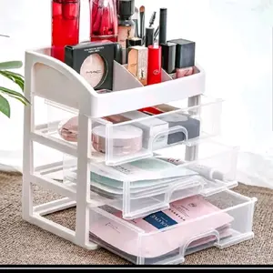 RAK KOSMETIK MULTIFUNGSI RAK KOSMETIK 3 LACI KOTAK MAKEUP