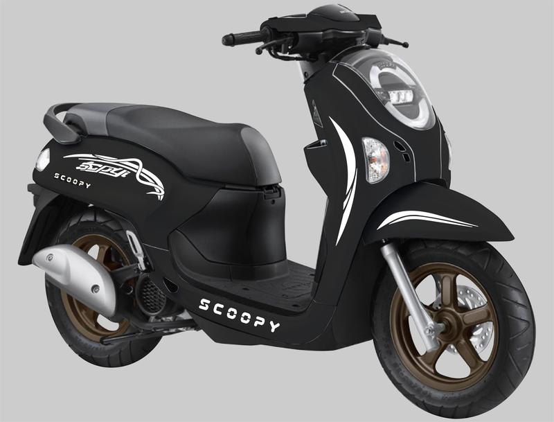 Product Introduction of STRIPING CUTTING STICKER HONDA SCOOPY ALL NEW 2025 UNIVERSAL SCOOPY LIS VARIASI STIKER Motorcycle 0