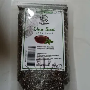 100gr Black Chia Seed Mexico / Organic Black Chia Seed / Chiaseed Hitam Organik / Chia Seed Hitam Alami