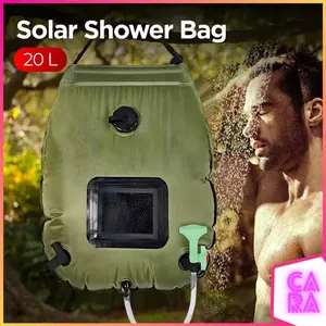 Kantong Air Mandi Portable Large Opening Camping Shower Bag 20L SG-01
