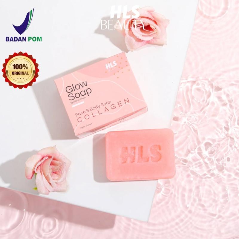 Glow Soap Collagen Heloise Beauty (Sabun pemutih collagen, jerawat punggung, bekas luka) BPOM Mencerahkan 1