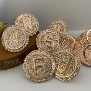 Bros Ring Hijab Motif HURUF| Ring Hijab Motif Huruf| Cincin Hijab Motif Huruf warna emas