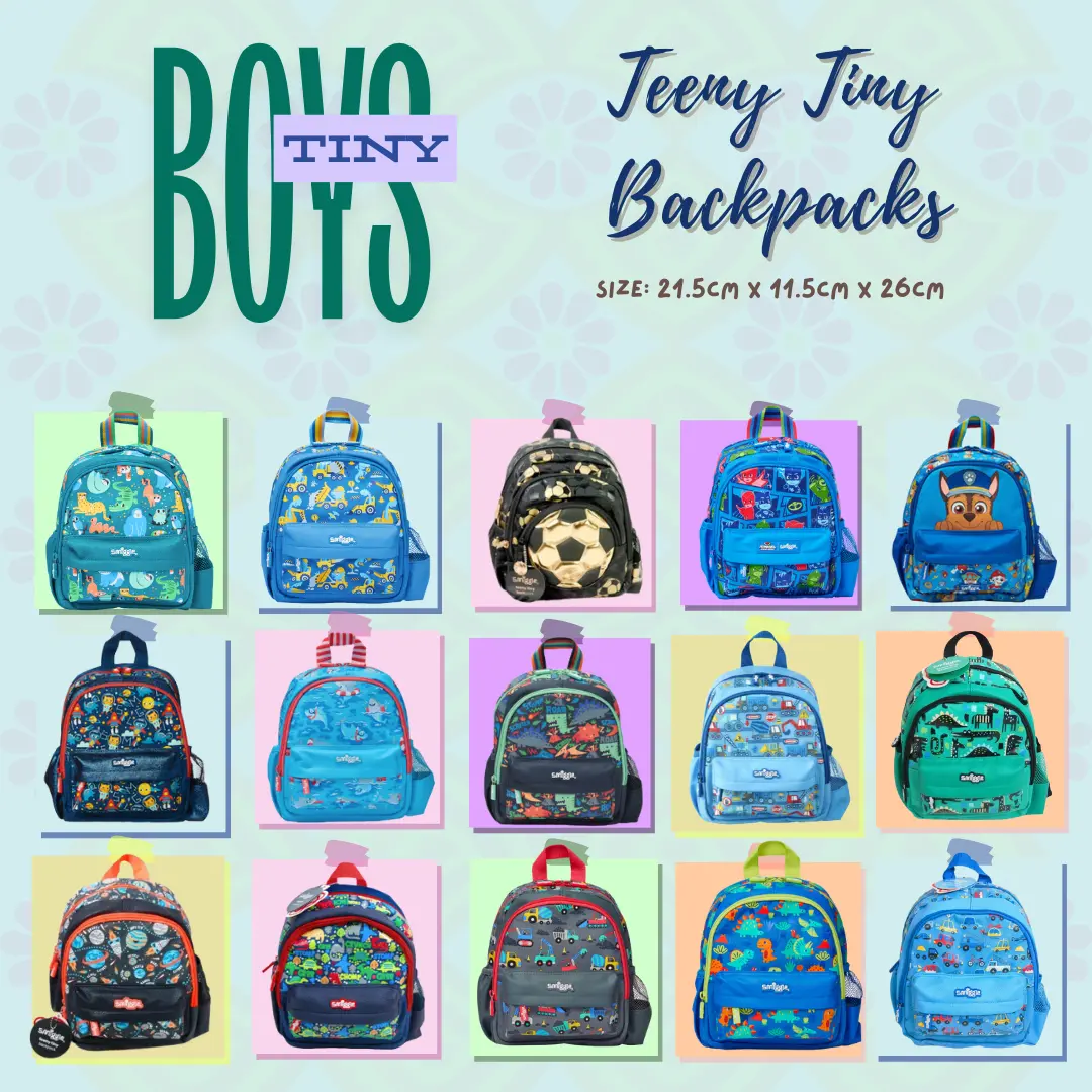 Ransel Full Tag paud/toddler teeny tiny original import SMBT Anak Ransel Full Tag paud/toddler teeny tiny original import SMBT Anak