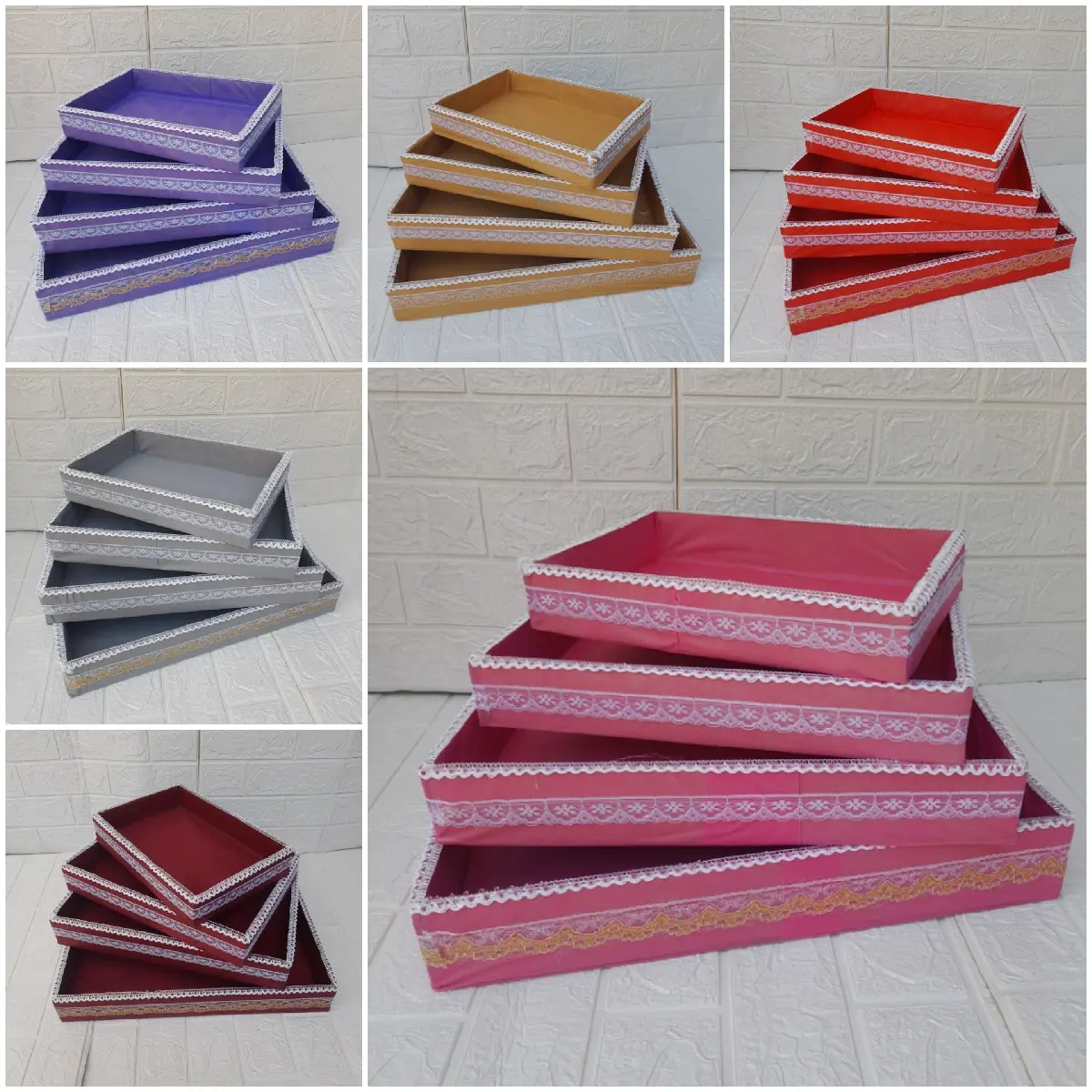 Kotak hantaran set isi 4 spunbond