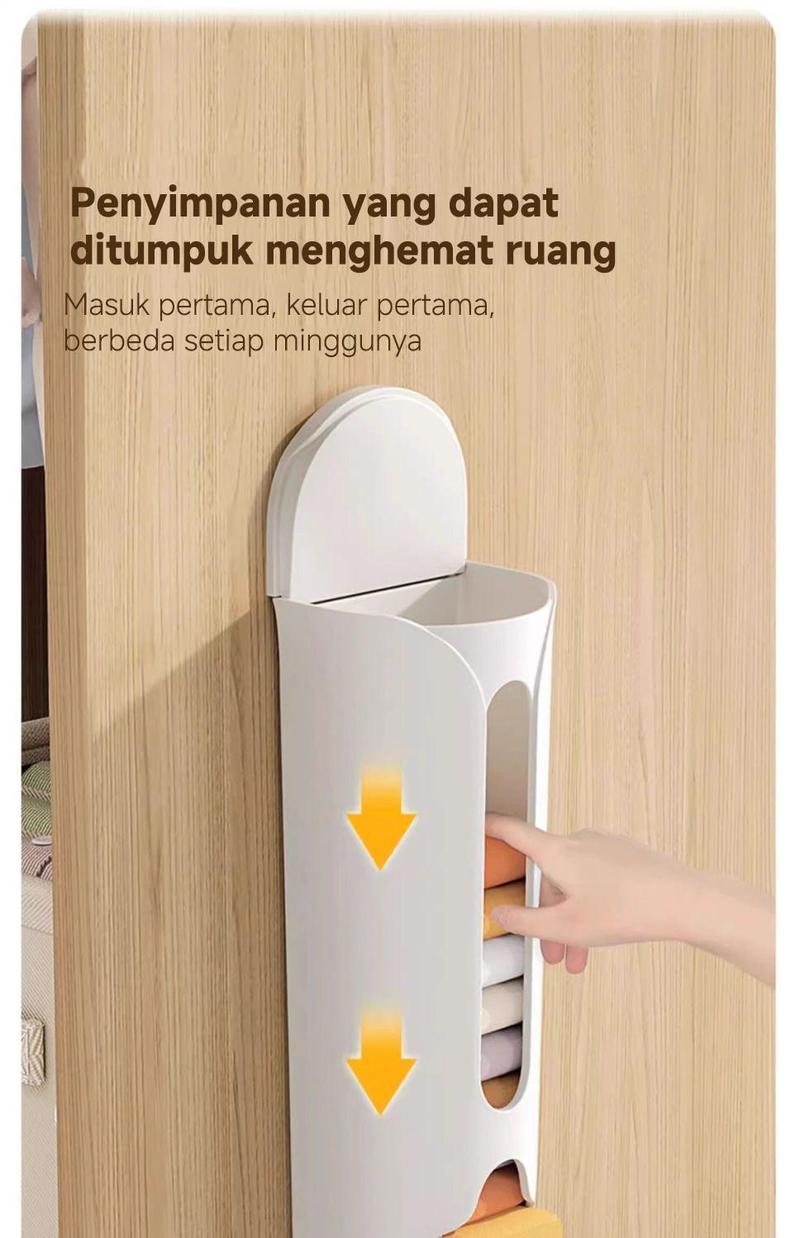 Product Introduction of [Waktu terbatas dan gratis ongkos kirim]【Kotak penyimpanan multifungsi】+【 kotak penyimpanan pakaian dalam】+【kotak penyimpanan bebas pukulan yang dipasang di dinding】 3