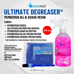 ULTIMATE DEGREASER - nanoTECH PROTECTION - PEMBERSIH MESIN PENGHILANG KERAK OLI Air Car