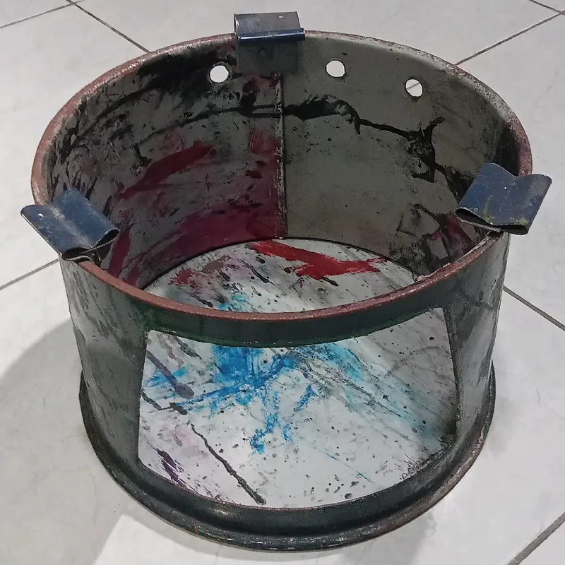Tungku Kayu Bakar D28cm bhn drum 1
