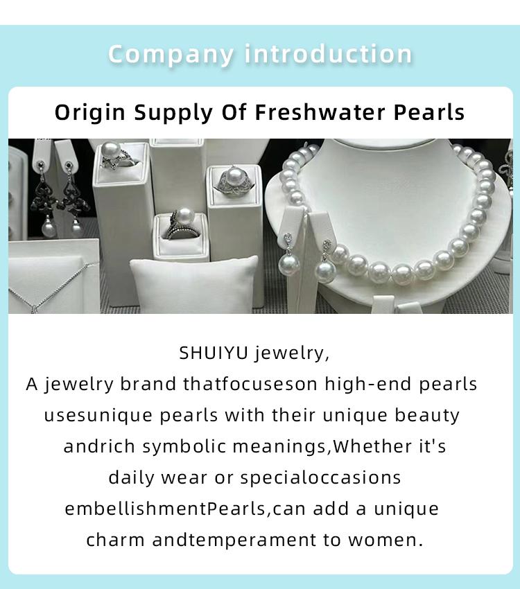 Product Introduction of S925 Silver freshwater coreless "Koi" rice earrings 6-7mm rice flawless ZH13403 6