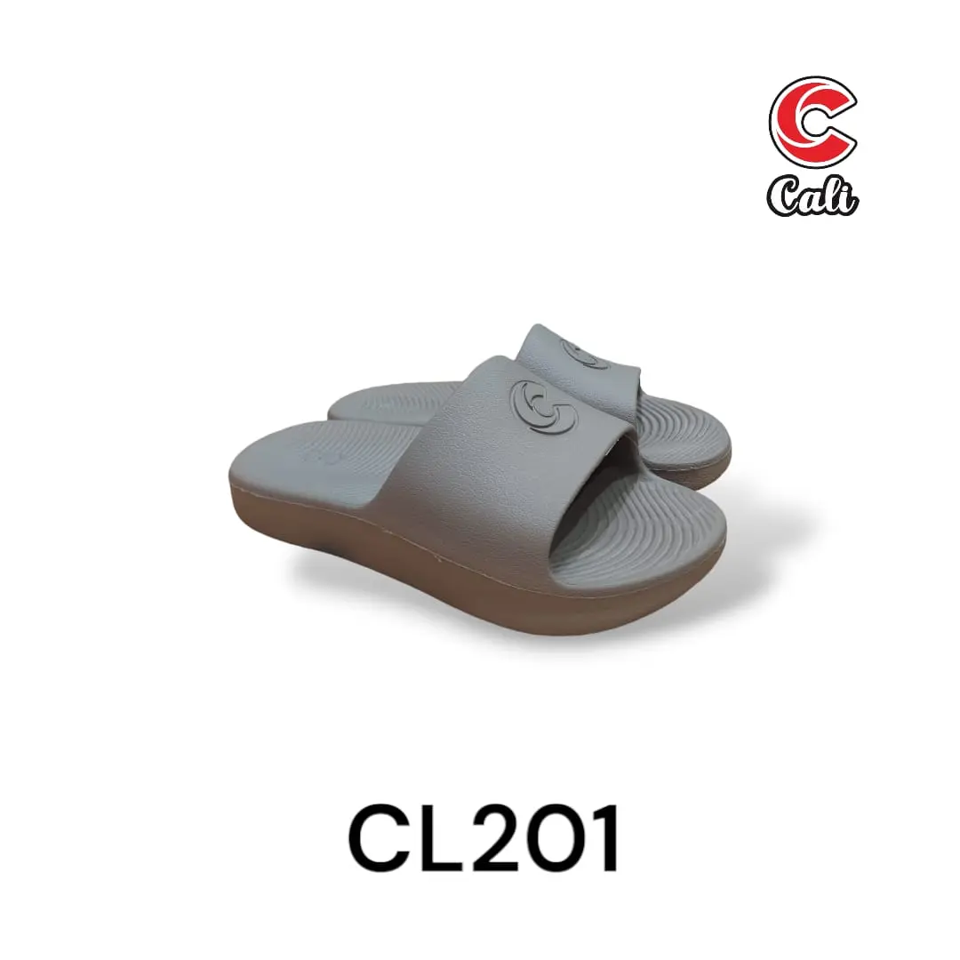 (CL201) SANDAL CALI SANDAL SLOP PRIA WANITA PREMIUM SANDAL SLIDE UNISEX