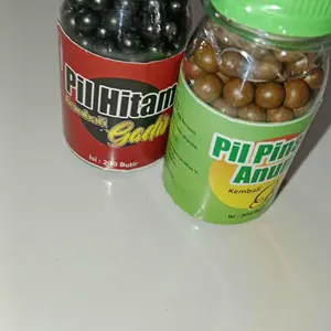 Boba  hitam dan boba pinang hijau