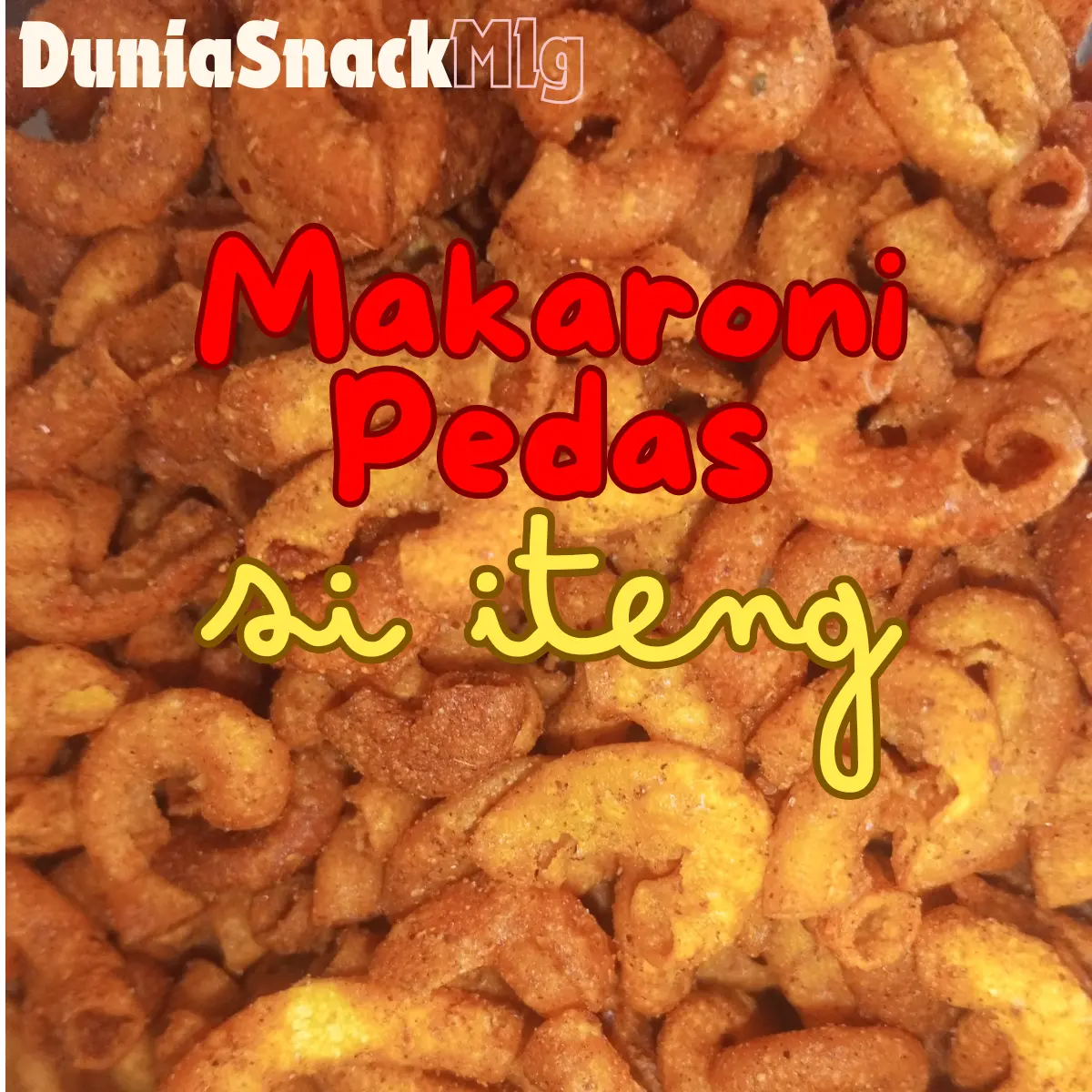 500gr - MAKARONI PEDAS RENYAH SI ITENG SNACK Cemilan