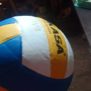 Bola Voli paket komplit pompa pentilasi jaring Super Gold Size 5 Bahan AC Empuk untuk Latihan dan Pertandingan Outdoor Termurah Voly Ball Volly Olahraga voliball