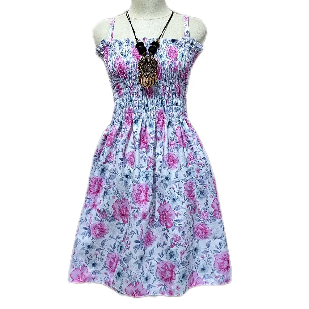 Dress korean style//dress smok//dress kerut//daster mini kekinian//baju pantai