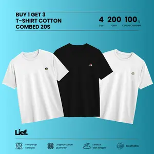 [ BUNDLING BUY 1 GET 3 ] Lief - Marvel Series I Hulk I Spider-Man I Thor | Kaos Unisex Cotton Combed 20s