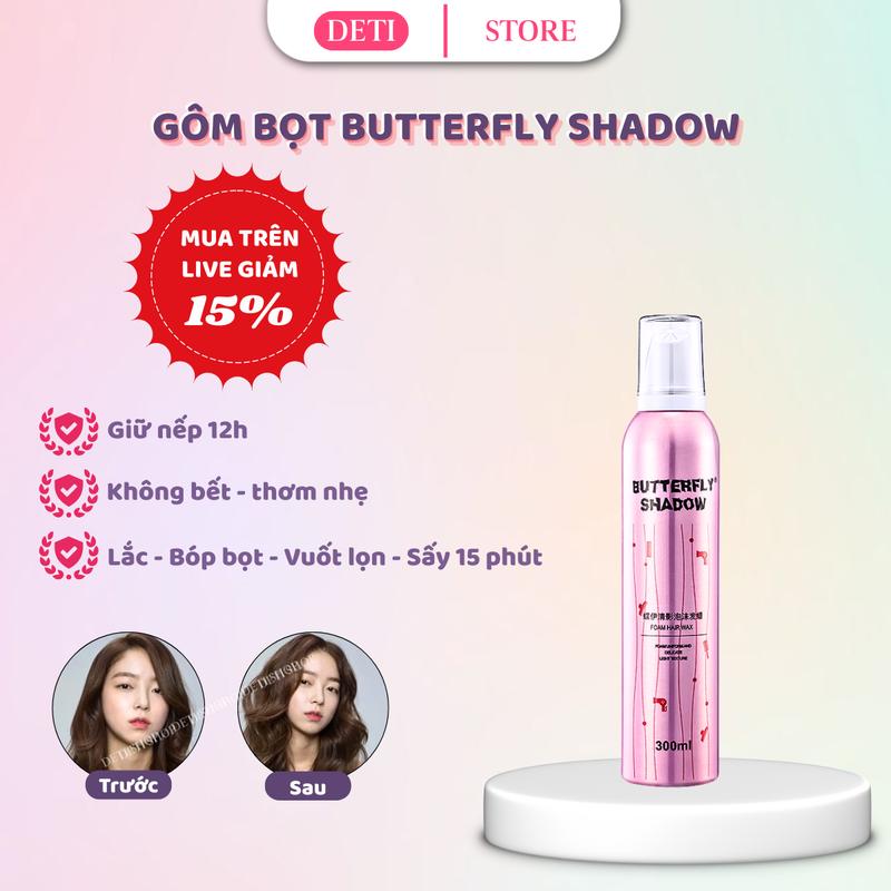 Gôm Xịt Tóc Keo Xịt Tóc Giữ Nếp Tóc Gôm Mềm Tạo Kiểu Uốn Xoăn Tự Nhiên Bồng Bềnh 300ml Dung Tích 3 Năm Hạn Sử Dụng DETİ SHOP