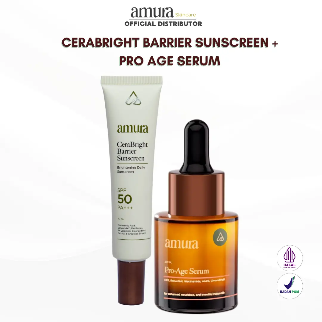 Cerabright Sunscreen + Serum Pro Age