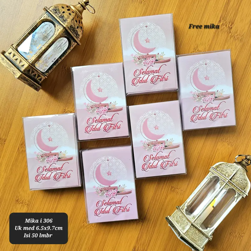 [50 LEMBAR MOTIF ISLAMI] AMPLOP / ANGPAO LEBARAN HARI RAYA IDUL FITRI KEMASAN MIKA ISI 50 LEMBAR AMPLOP LEBARAN EDISI ISLAMI 1